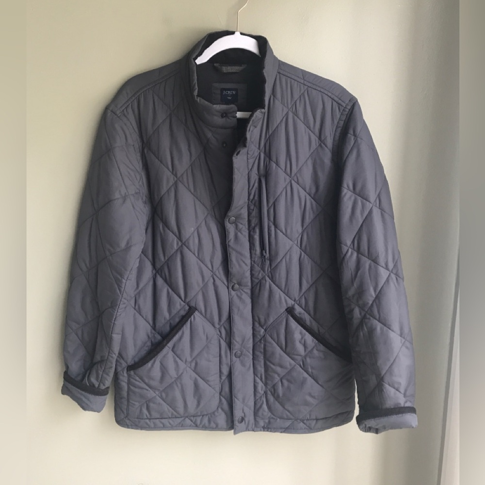 J.Crew Mens Walker Jacket J6277 Gray Size: M